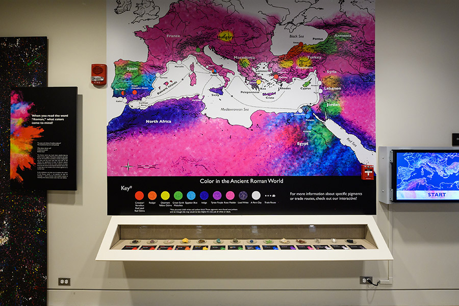 View of gallery installation