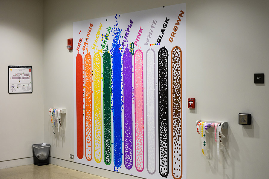 View of gallery installation