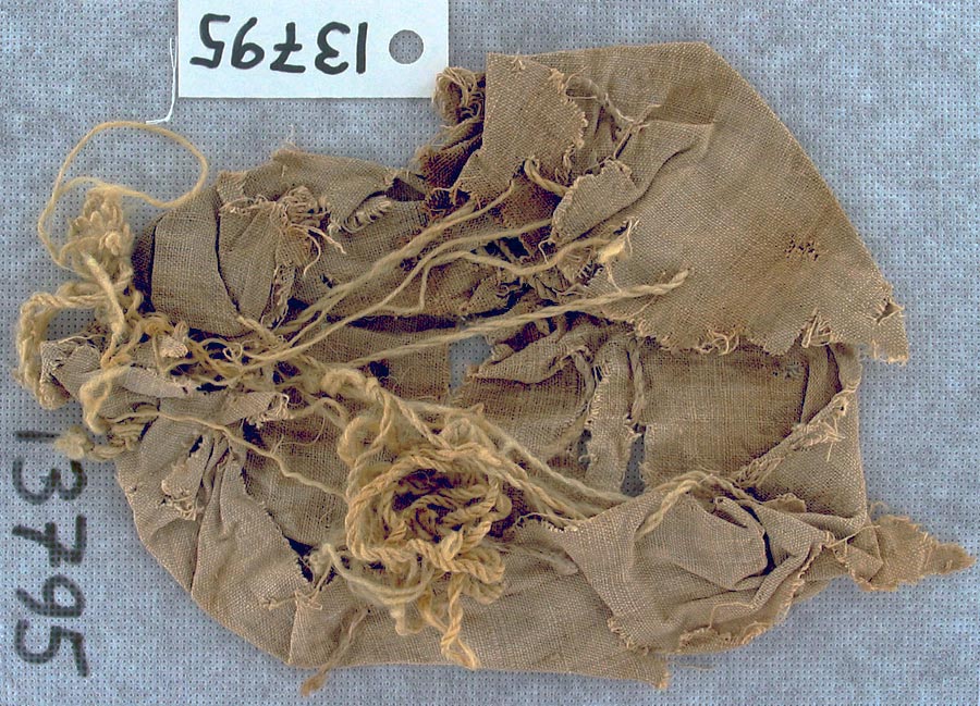 Cloth child’s bootie.