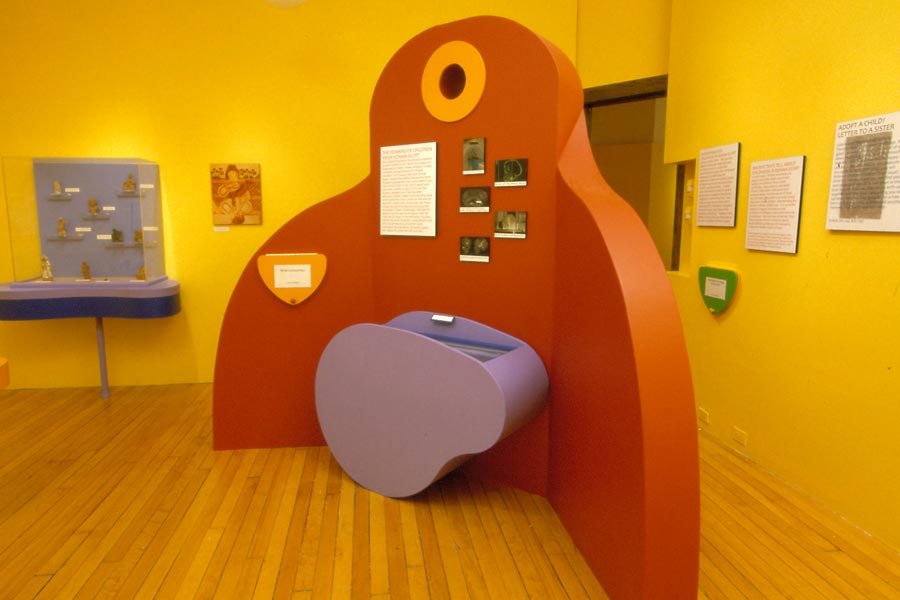 Remains of children.