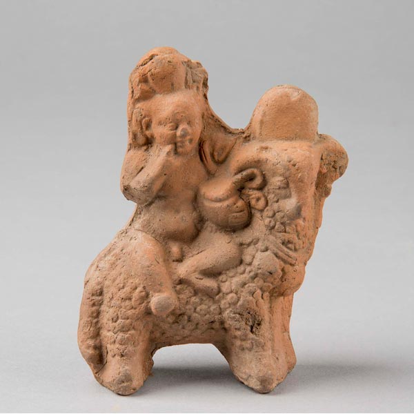 Harpocrates seated on a ram