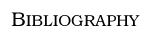 Bibliography
