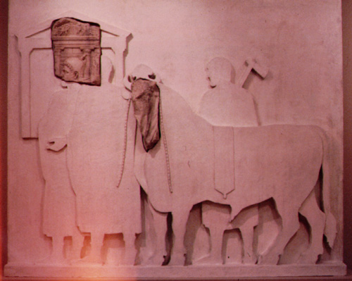 Sacrificial procession