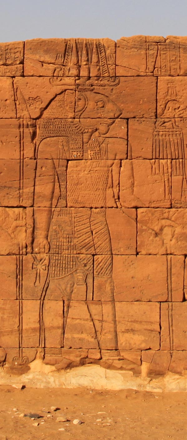 Lion-headed god Apedemak.