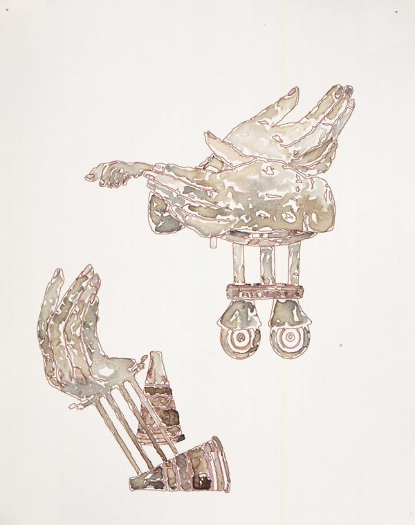 Hands, cones, and wheels