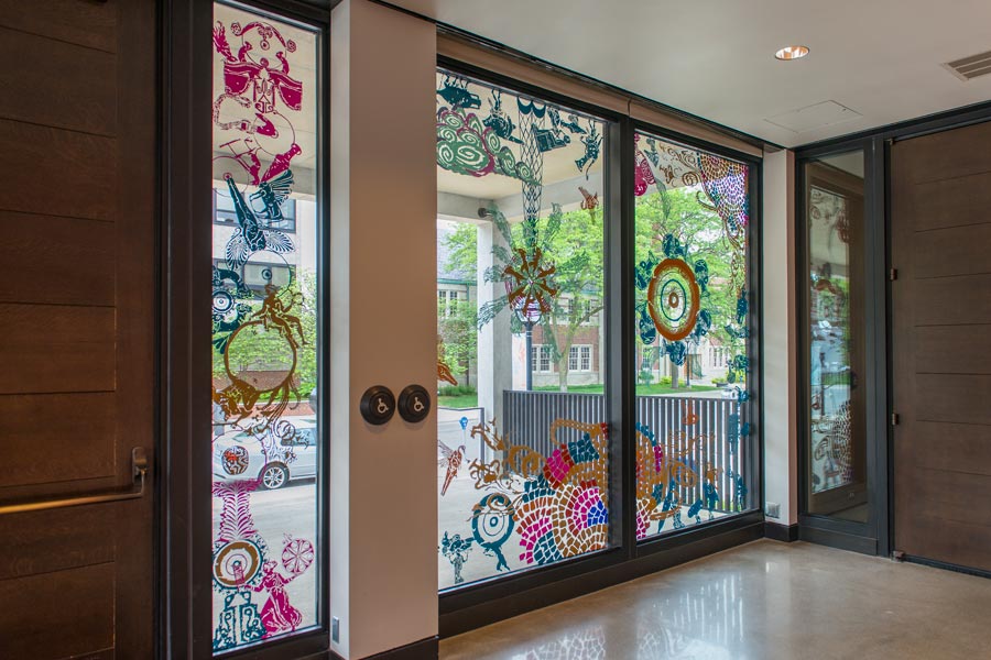 Window 1, view from inside