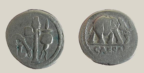 Denarius of Julius Caesar