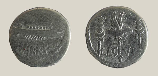 Denarius of Mark Antony