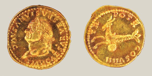 Aureus of Vespasian
