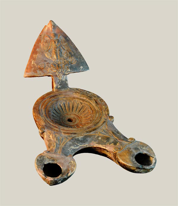 Lamp with the Goddess Victory