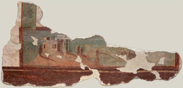 Painting of a marine landscape