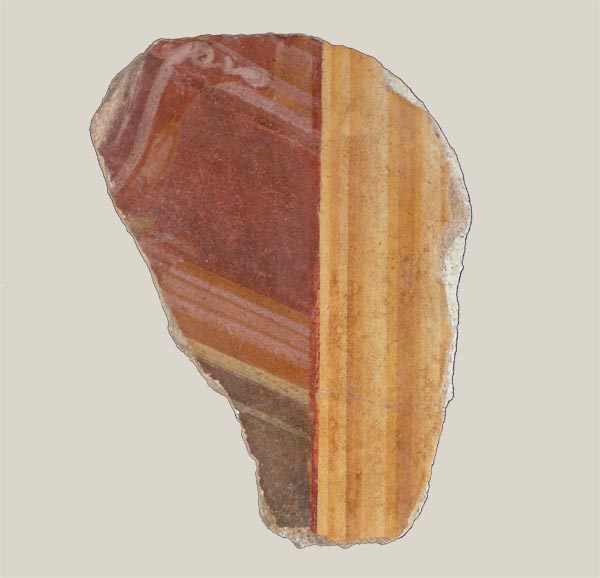 Final section of ledge with consoles