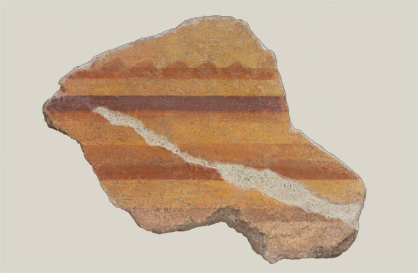 Fragment of upper part of architrave