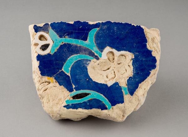 Fragment of tile mosaic