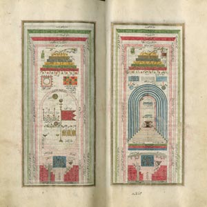 Double-page painting