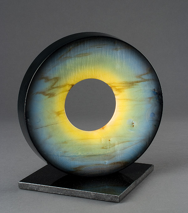 Turned wood sculpture